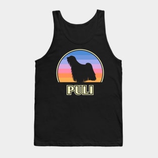 Puli Vintage Sunset Dog Tank Top